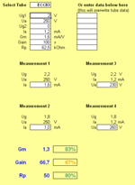 Tube Tester Freeware
