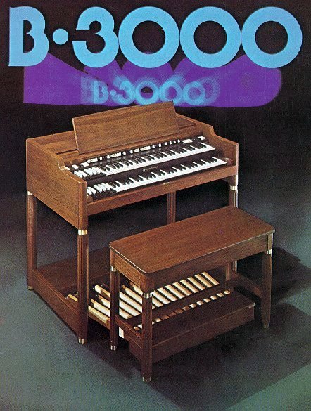Hammon B3000 organ.
